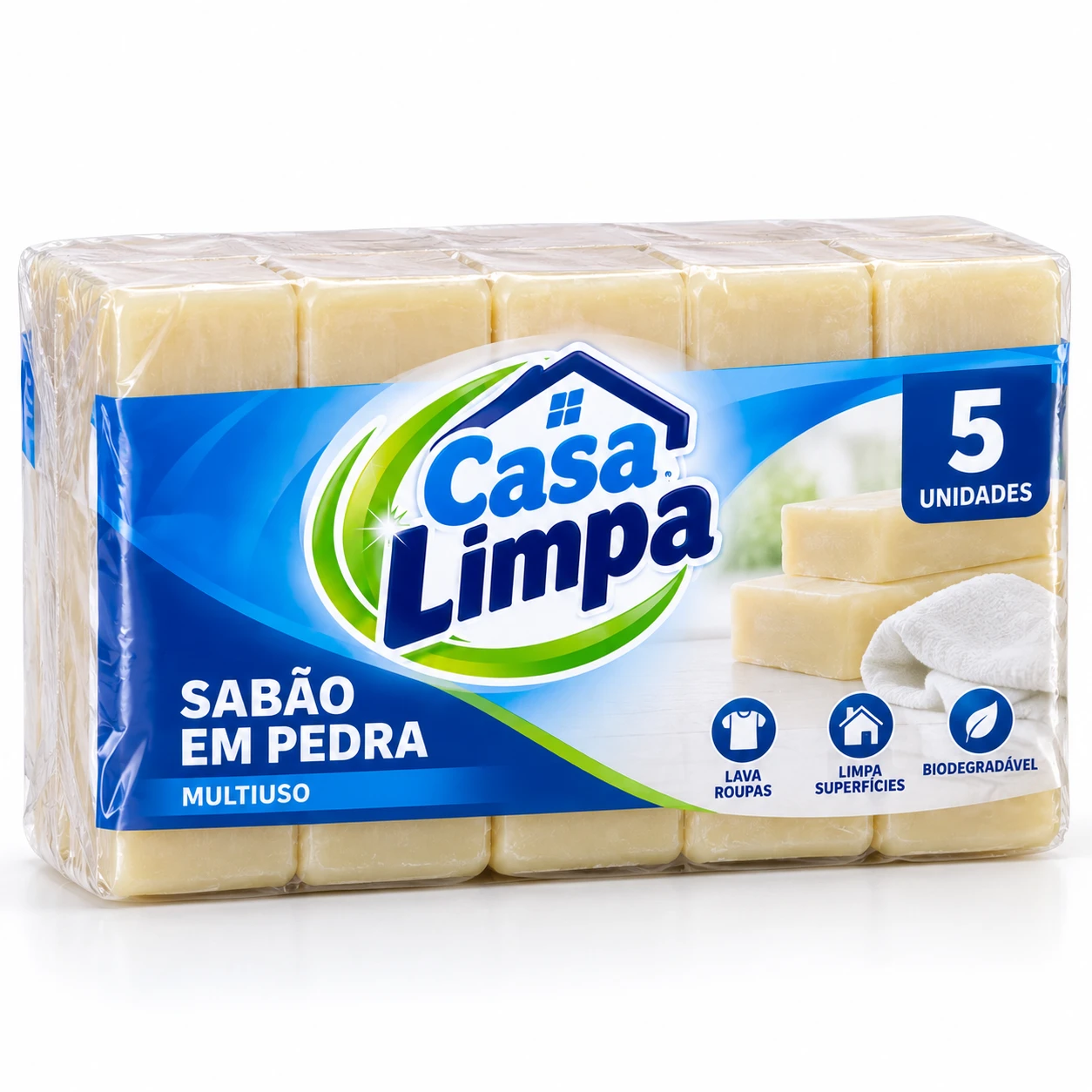 Sabão em Pedra 5un